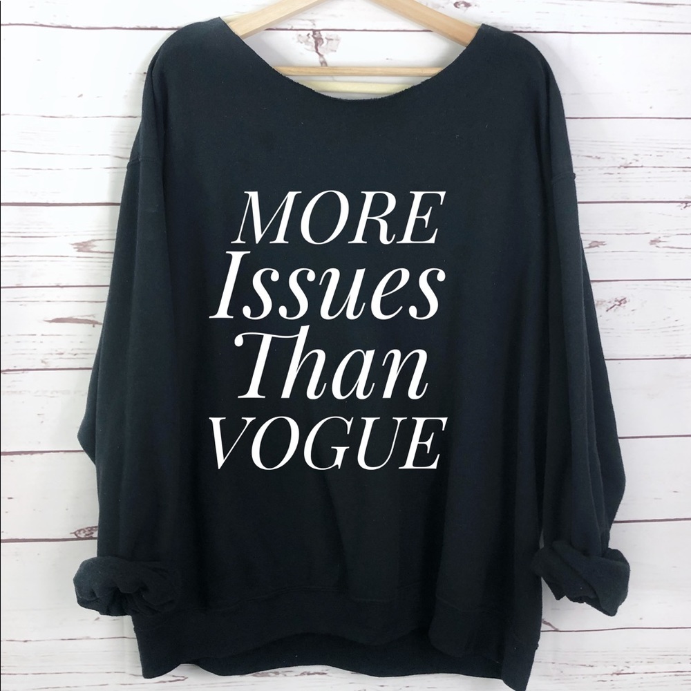 NEW Oversized Womens Sweatshirt, Vogue Sweater